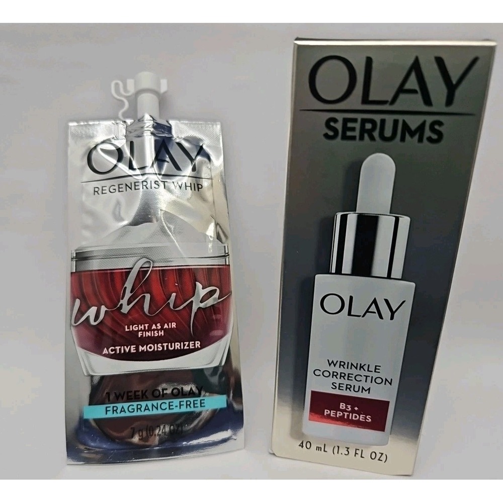 Olay Wrinkle Correction Vitamin B3 + Peptides Serum - 1.3oz New In Box